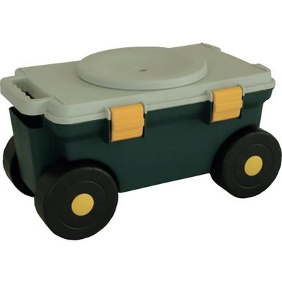 谷村実業 TASSCOM 回転腰掛け盤付き ガーデニングカート TAN-736 1台(1個) 533-3446（直送品）