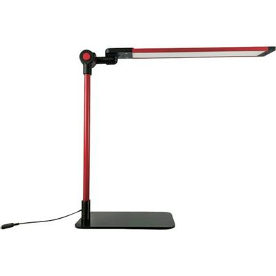 日機 卓上式LED面発光型ライト 14W AC100V 本体色:赤 NLUD10BD-AC-RED 1枚(1台) 253-0045（直送品）