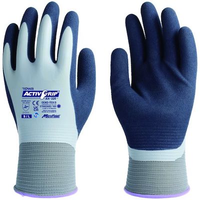 東和コーポレーション トワロン 天然ゴム手袋 アクティブグリップXAー326 9/L XA-326-9L 1個(1双) 538-8067（直送品）