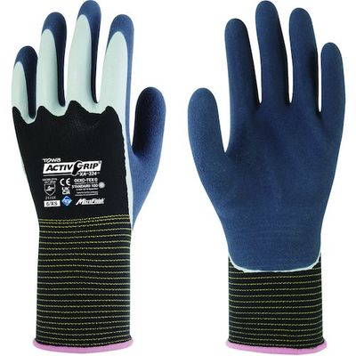 東和コーポレーション トワロン 天然ゴム背抜き手袋 アクティブグリップXAー324 6/XS XA-324-6XS 1台(1双)（直送品）