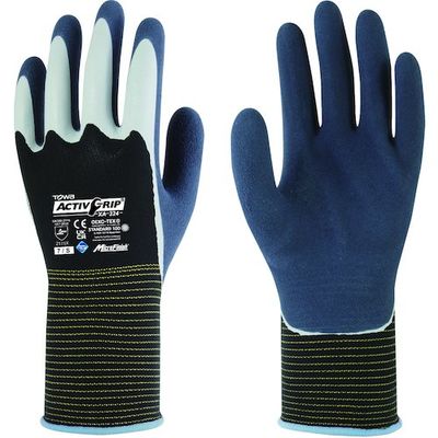 東和コーポレーション トワロン 天然ゴム背抜き手袋 アクティブグリップXAー324 7/S XA-324-7S 1個(1双)（直送品）