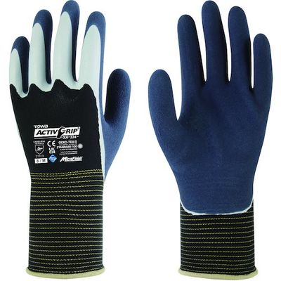 東和コーポレーション トワロン 天然ゴム背抜き手袋 アクティブグリップXAー324 8/M XA-324-8M 1個(1双)（直送品）