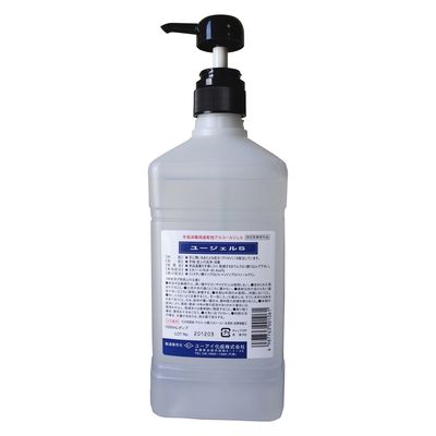 ユーアイ化成 ユージェルS(手指消毒ジェル) 25306800 1000MLポンプ(12ホン) 1箱(12入)（直送品）