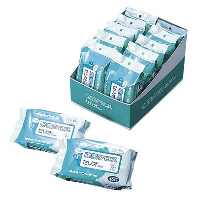 小津産業 セリオ除菌クロス 07372300 175X250MM(30マイイリ) 1個(30入)（直送品）