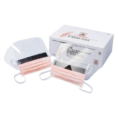 ホギメディカル サージカルマスク(高機能タイプ) ヒモタイプ 24925700 FBM-281(50マイイリ) 1梱(50入x6箱)（直送品）