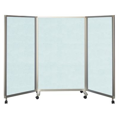 東京ブラインド工業 吸音3連スクリーン(抗ウイルス・制菌 片面吸音 25304008 FTSV211404(ブルー) 1台（直送品）