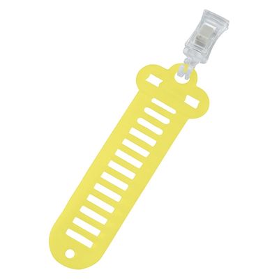 松吉医科器械 マツヨシ クリップ付結束バンド 25330003 MY-7020Y(イエロー)10コイリ 1箱(10入)（直送品）