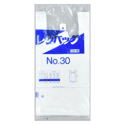福助工業 レジ袋 レジバッグ 関東 No.30 00080370 1ケース(1000個(100個×10)（直送品）