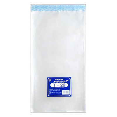 福助工業 テープ有 OPP袋 オーピーパック T-22 100枚入 00096079 1ケース(10個(1個×10)（直送品）