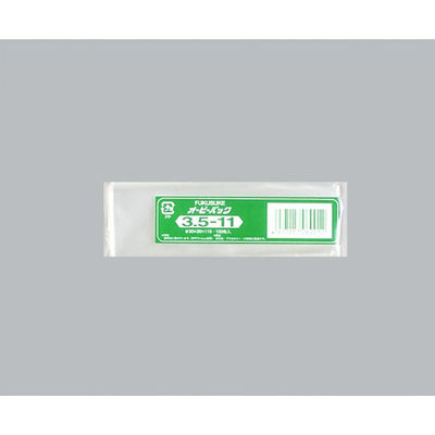 福助工業 テープ無 OPP袋 オーピーパック No.3.5-11 100枚入 00107430 1ケース(10個(1個×10)（直送品）