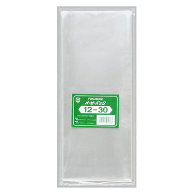 福助工業 テープ無 OPP袋 オーピーパック No.12-30 100枚入 00107449 1ケース(10個(1個×10)（直送品）