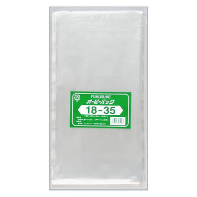 福助工業 テープ無 OPP袋 オーピーパック No.18-35 100枚入 00107461 1ケース(10個(1個×10)（直送品）