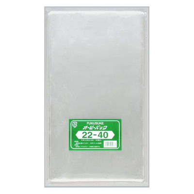 福助工業 テープ無 OPP袋 オーピーパック No.22-40 100枚入 00107468 1ケース(10個(1個×10)（直送品）
