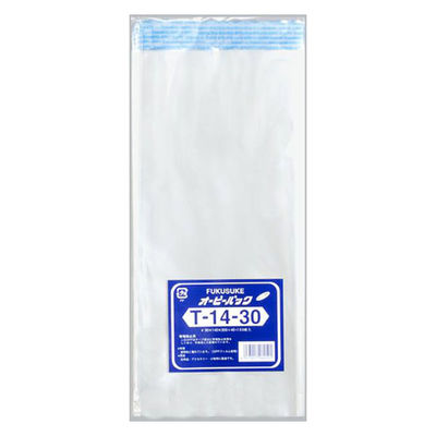 福助工業 テープ有 OPP袋 オーピーパック T-14-30 100枚入 00107481 1ケース(10個(1個×10)（直送品）