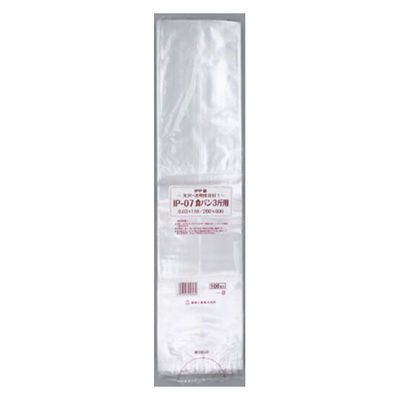福助工業 IPP袋 IPP袋食パン3斤用 IP-07 00242992 1ケース(2000個(100個×20)（直送品）