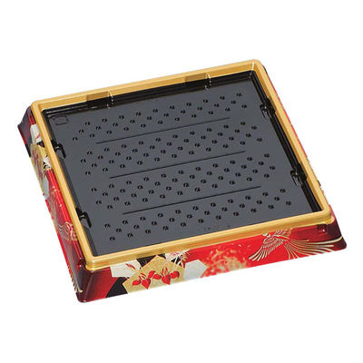 福助工業 寿司桶 新角桶15H-T 鳳凰赤 00271311 1ケース(200個(10個×20)（直送品）