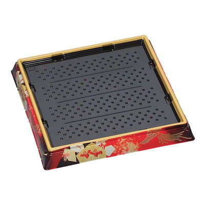 福助工業 寿司桶 新角桶20H-T 鳳凰赤 00271416 1ケース(200個(10個×20)（直送品）