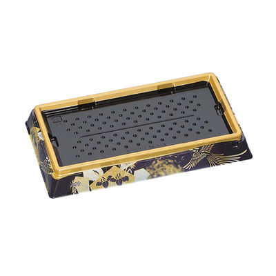 福助工業 寿司桶 新角桶110H-T 鳳凰紺 00271506 1ケース(300個(10個×30)（直送品）