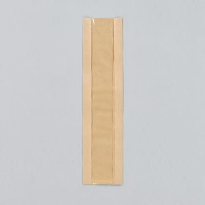 福助工業 パン袋 デリカパック新 フランスパン用 小 未晒無地 00422940 1ケース(800個(50個×16)（直送品）