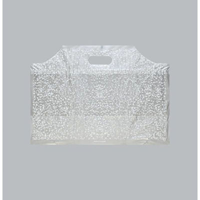 福助工業 ポリ手提げ袋 フラットバッグ S かすみ草 00465789 1ケース(1000個(100個×10)（直送品）