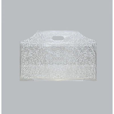 福助工業 ポリ手提げ袋 フラットバッグ M かすみ草 00465790 1ケース(1000個(100個×10)（直送品）