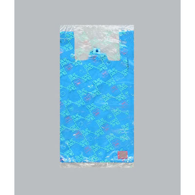 福助工業 レジ袋 ブルーパック(LL) 00468029 1ケース(3000個(100個×30)（直送品）