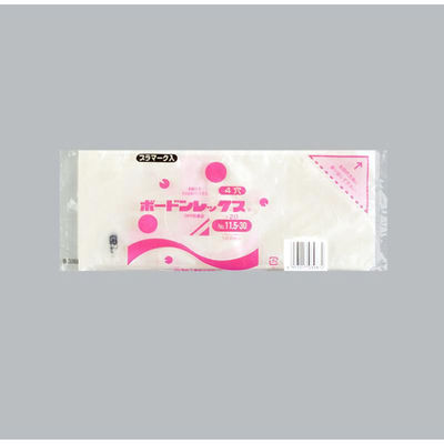 福助工業 青果向け防曇袋 ボードンレックス#20No.11.5-30 4穴プラ 00489237 1ケース(8000個(1000個×8)（直送品）