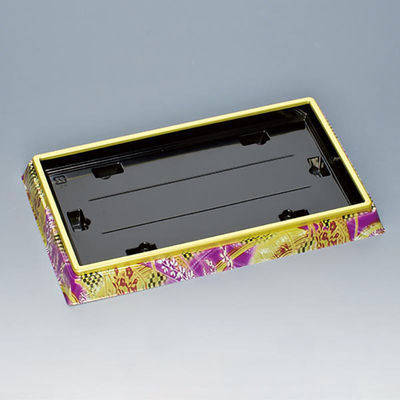 福助工業 寿司桶 新角桶310H 光輝紫 00533885 1ケース(160個(10個×16)（直送品）