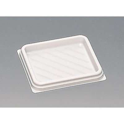 福助工業 サンドイッチ容器 Fパレ W-80 白 00573510 1ケース(1200個(50個×24))（直送品）