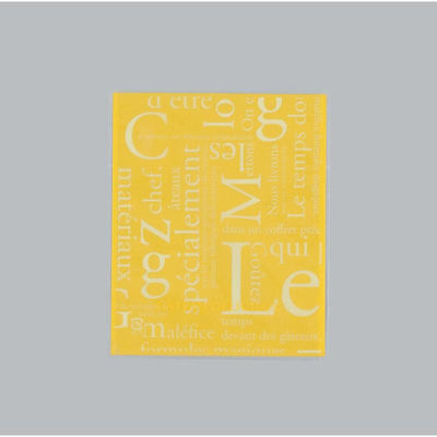 福助工業 製菓向け袋 カマス GT(透明タイプ) No.2 洋柄イエロー バラ 00605038 1ケース(100個(1個×100)（直送品）