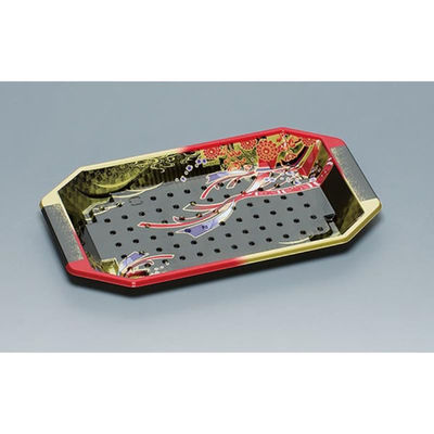 福助工業 寿司容器 和皿 10H 蒔絵 00609924 1ケース(600個(50個×12)（直送品）