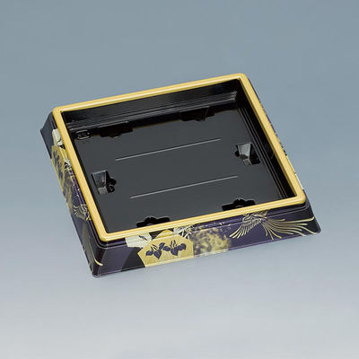 福助工業 寿司桶 新角桶10H 鳳凰紺 00654525 1ケース(240個(10個×24)（直送品）