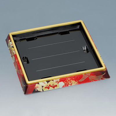 福助工業 寿司桶 新角桶20H 鳳凰赤 00654530 1ケース(200個(10個×20)（直送品）