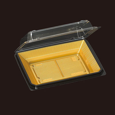 福助工業 フードパック スクエア27 金淵黒 00654535 1ケース(600個(50個×12)（直送品）