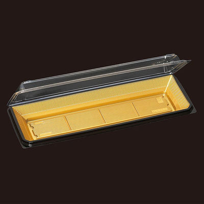 福助工業 フードパック スクエア45 金淵黒 00654541 1ケース(300個(50個×6)（直送品）