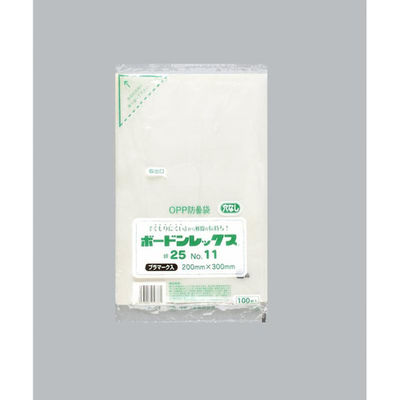 福助工業 青果用袋 ボードンレックス#25No.11 穴なしプラ 00655124 1ケース(5000個(1000個×5)（直送品）