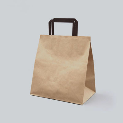 福助工業 紙手提げ袋 ラッピーバッグ No.10 未晒無地 BH 00681445 1ケース(400個(50個×8)（直送品）