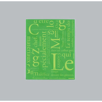 福助工業 製菓向け袋 カマス GT(透明タイプ) No.2 洋柄グリーン バラ 00683231 1ケース(100個(1個×100)（直送品）