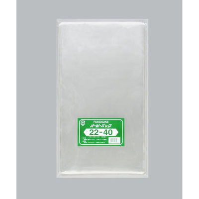 福助工業 テープ無 OPP袋 オーピーパックC No.22-40 100枚入 00700347 1ケース(20個(1個×20（直送品）