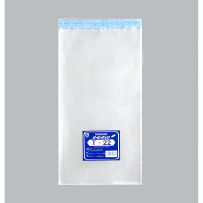 福助工業 テープ有 OPP袋 オーピーパックC T-22 100枚入 00706997 1ケース(20個(1個×20)（直送品）