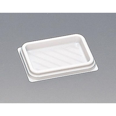 福助工業 サンドイッチ容器 Fパレ W-87 白 00743431 1ケース(1500個(50個×30))（直送品）