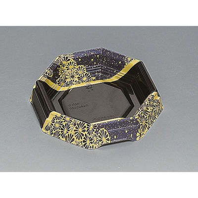 福助工業 寿司桶 折膳180H 流華藍 00746935 1ケース(450個(25個×18)（直送品）