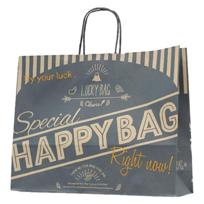 ベルベ 紙手提袋 T-Y HAPPY BAG(ネイビー) 00752197 1ケース(200個(50個×4)（直送品）