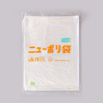 福助工業 ローデンポリ袋 ニューポリ袋 002 No.19 (紐付) 00753858 1ケース(2000個(100個×20)（直送品）
