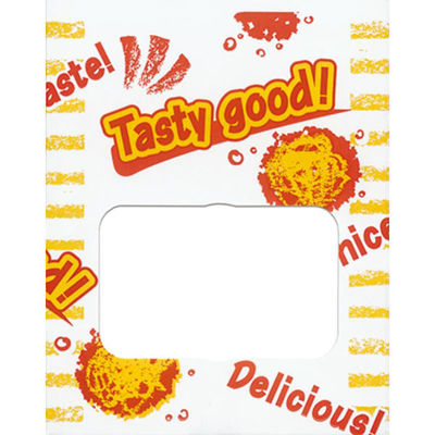 福助工業 窓付惣菜袋 ルックバッグ No.4S テイスティ 00754198 1ケース(2000個(100個×20)（直送品）