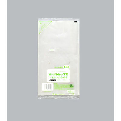 福助工業 青果向け防曇袋 ボードンレックス#25No.18-32 4穴プラ 00754254 1ケース(6000個(100個×60)（直送品）