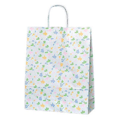 福助工業 紙手提げ袋 ラッピーバッグ No.2 花ふぶき 00754271 1ケース(200個(50個×4)（直送品）