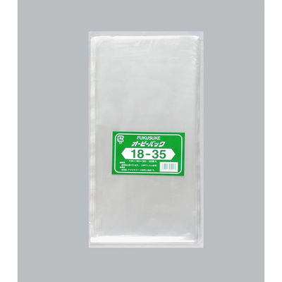 福助工業 テープ無 OPP袋 オーピーパックC No.18-35 100枚入 00756207 1ケース(30個(1個×30（直送品）