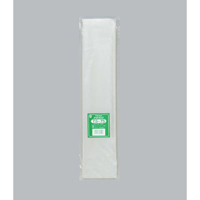 福助工業 テープ無 OPP袋 オーピーパックC No.7.5-75 100枚入 00756254 1ケース(40個(1個×40（直送品）