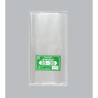 福助工業 テープ無 OPP袋 オーピーパックC No.35-35 100枚入 00756229 1ケース(20個(1個×20（直送品）